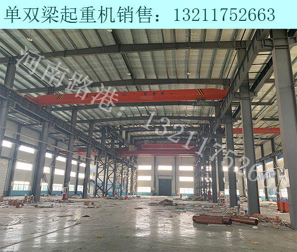 单梁起重机设有地面和空中两种方式