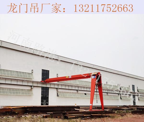 山东济宁龙门吊厂家的价格型号配置