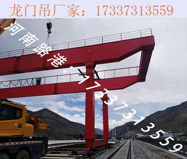江苏泰州200吨轮胎龙门吊主梁形式