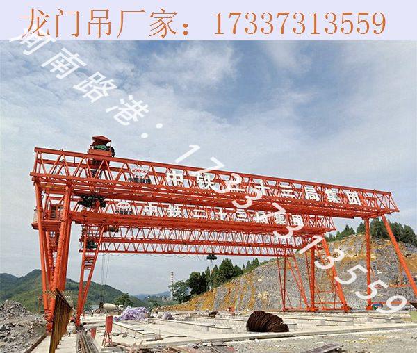 辽宁沈阳龙门吊厂家 龙门吊轨道类型区分
