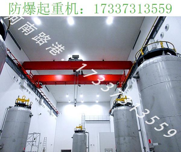浙江嘉兴防爆起重机厂家 设备用于搬运物料