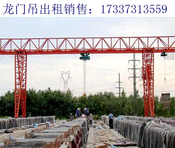 山东威海货场龙门吊厂家 龙门吊常规易损件的维护